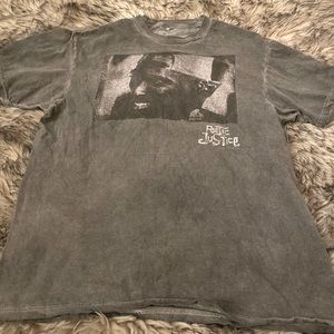 Poetic justice 2Pac T-shirt vintage look